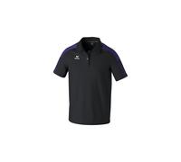Erima Herren Poloshirt Evo Star Kurzarm Schwarz/Ultra Violet 3XL