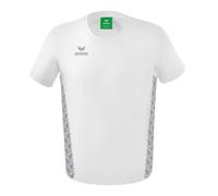 Erima Freizeit-Tshirt Essential Team - weicher Baumwollmix, klassischer Schnitt - weiss/grau Jungen, Größe 152