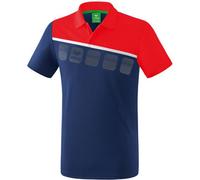 ERIMA Fußball - Teamsport Textil - Poloshirts 5-C Poloshirt Kids (1111907K) 128 new navy/red/white