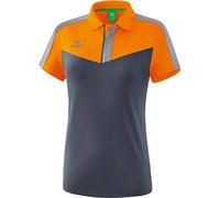 ERIMA Fußball - Teamsport Textil - Poloshirts Squad Poloshirt Damen (1112004) 42 new orange/slate grey/monument grey