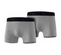 Erima Herren 2-Pack Basic Boxershorts (2092302), grau Melange, XXL