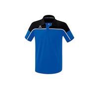 Erima Sport-Polo Change – 100% rec. Polyester, schnelltrocknend – royalblau/schwarz – Herren XXXL