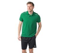 erima CMPT Poloshirt Herren smaragd/weiß L
