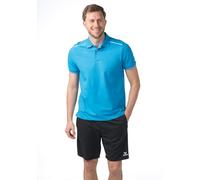 erima CMPT Poloshirt Herren curacao/weiß XXL