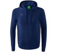 ERIMA Herren Essential Team Kapuzensweat (2072208) S new navy/slate grey