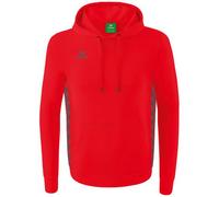 ERIMA Herren Essential Team Kapuzensweat (2072209) L red/slate grey