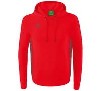 ERIMA Herren Essential Team Kapuzensweat (2072209) S red/slate grey