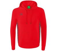 ERIMA Herren Essential Team Kapuzensweat (2072209K) 140 red/slate grey