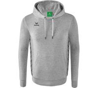 ERIMA Herren Essential Team Kapuzensweat (2072210) S light greymelange/slate grey