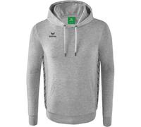 ERIMA Herren Essential Team Kapuzensweat (2072210K) 164 light greymelange/slate grey