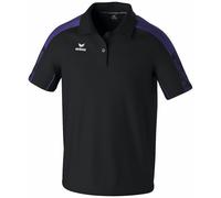 erima Herren EVO STAR Poloshirt 1112407 S Schwarz/Ultra Violet