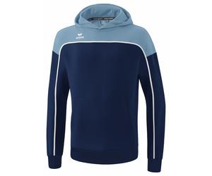 erima Herren Kapuzenpullover Change 1072308 S New Navy/Faded Denim/Weiß