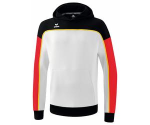 erima Herren Kapuzenpullover Change 1072309 L Weiß/Schwarz/Rot