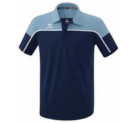 erima Herren Poloshirt Change 1112308 XXXL New Navy/Faded Denim/Weiß