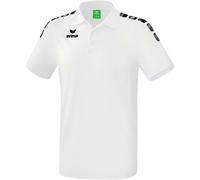 Erima Herren Essential 5-C Poloshirt (2111904), weiß/schwarz, M