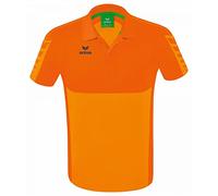 Erima Herren Six Wings Sport Polohemd (1112208), New orange/orange, M