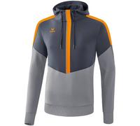ERIMA Herren Squad Kapuzensweat (1072004) L slate grey/monument grey/new orange