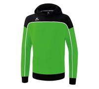 Erima Kapuzenpullover Hoodie Change (Baumwollmix) grün/schwarz Jungen, Größe 128