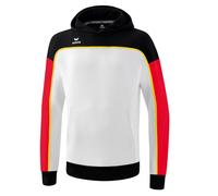 Erima Kapuzenpullover Hoodie Change (Baumwollmix) weiss/schwarz/rot Jungem, Größe 128