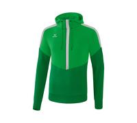 Erima Kapuzenpullover Hoodie Squad (Cotton Touch) grün/smaragd/grau Kinder, Größe 152