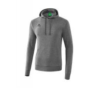 Erima Kapuzenpullover Sweat Basic Hoodie grau Jungen, Größe 152