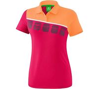 Erima Kinder 5-C Poloshirt, love rose/peach/weiß, 140