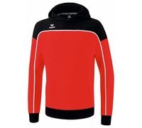 Erima Kapuzenpullover Hoodie Change (Baumwollmix) rot/schwarz/weiss Jungen, Größe 152