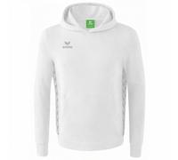 Erima Kapuzensweat Essential Team Basic (2072211) Unisex Kinder Weiß/Monument Grey Gr. 128