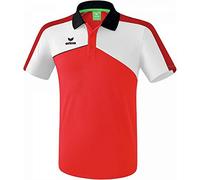 ERIMA Kinder Poloshirt Premium One 2.0 Poloshirt, rot/weiß/schwarz, 164, 1111802