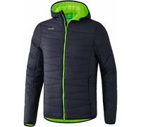 erima Kinder Steppjacke 9060702 116 Dunkelgrau/Green Gecko