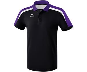 erima Liga Line 2.0 Funktions-Poloshirt black/dark violet/white 116