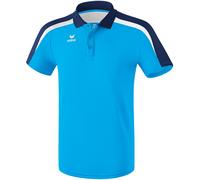 erima Liga Line 2.0 Funktions-Poloshirt curacao/new navy/white M