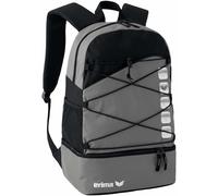 Erima Club 5 Rucksack mit Bodenfach Grau / Schwarz ONE-SIZE