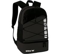 erima Rucksack Club 5 Multifunktionsrucksack mit Bodenfach 750938 Black/Black