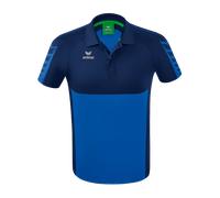 Erima Six Wings Short Sleeve Polo Blau 2XL Herren