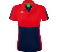 erima Damen Poloshirt Six Wings 1112216 44 New Navy/Rot