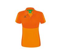 Erima Poloshirt Six Wings Damen – tailliert, schnelltrocknend, 100% Polyester – orange Größe 34