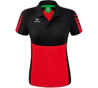 Erima Six Wings Short Sleeve Polo Rot 36 Frau