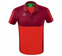 Erima Six Wings Short Sleeve Polo Rot 3XL Mann