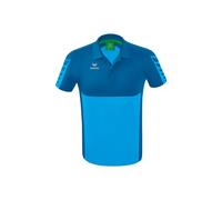 Erima Six Wings Poloshirt Herren - curacao/mykonos - S