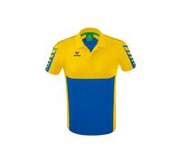 Erima Six Wings Poloshirt Herren - new royal/gelb - L