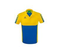 Erima Six Wings Poloshirt Herren - new royal/gelb - M