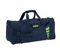 Erima SIX Wings sportsbag Black/Green Gecko