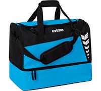 Erima Unisex Six Wings Sporttasche mit Bodenfach (7232316), Curacao/schwarz, S