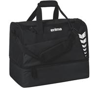 Erima Sporttasche Six Wings mit Bodenfach (Größe L - 94,5 Liter) schwarz 60x35x45cm