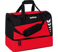Erima Sporttasche Six Wings mit Bodenfach Rot/Schwarz L