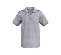 Erima Unisex Erwachsene CMPT 3 Wings Poloshirt (2112558), grau Melange/schwarz, S