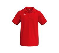 Erima Unisex Erwachsene CMPT 3 Wings Poloshirt (2112553), rot/weiß, M