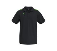 Erima CMPT 3 Wings Poloshirt Herren - schwarz/green gecko - L