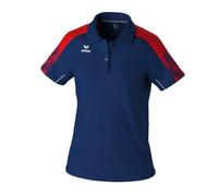 Erima Sport-Polo Evo Star (100% rec. Polyester) navyblau/rot Damen, Größe 36